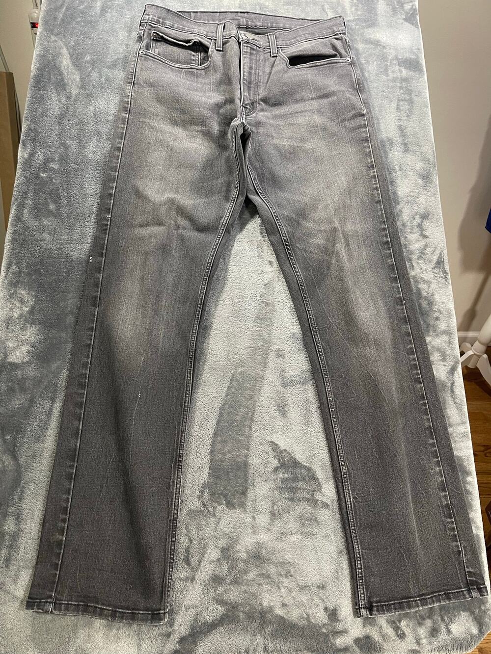 Levis 559 Relaxed Straight Fit Black Jeans Mens W34 L36 Workwear Denim